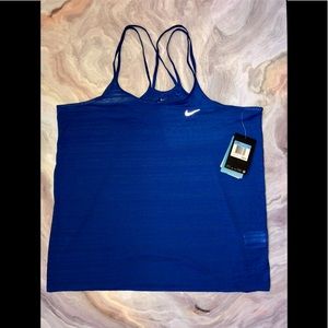 Blue Nike tank top